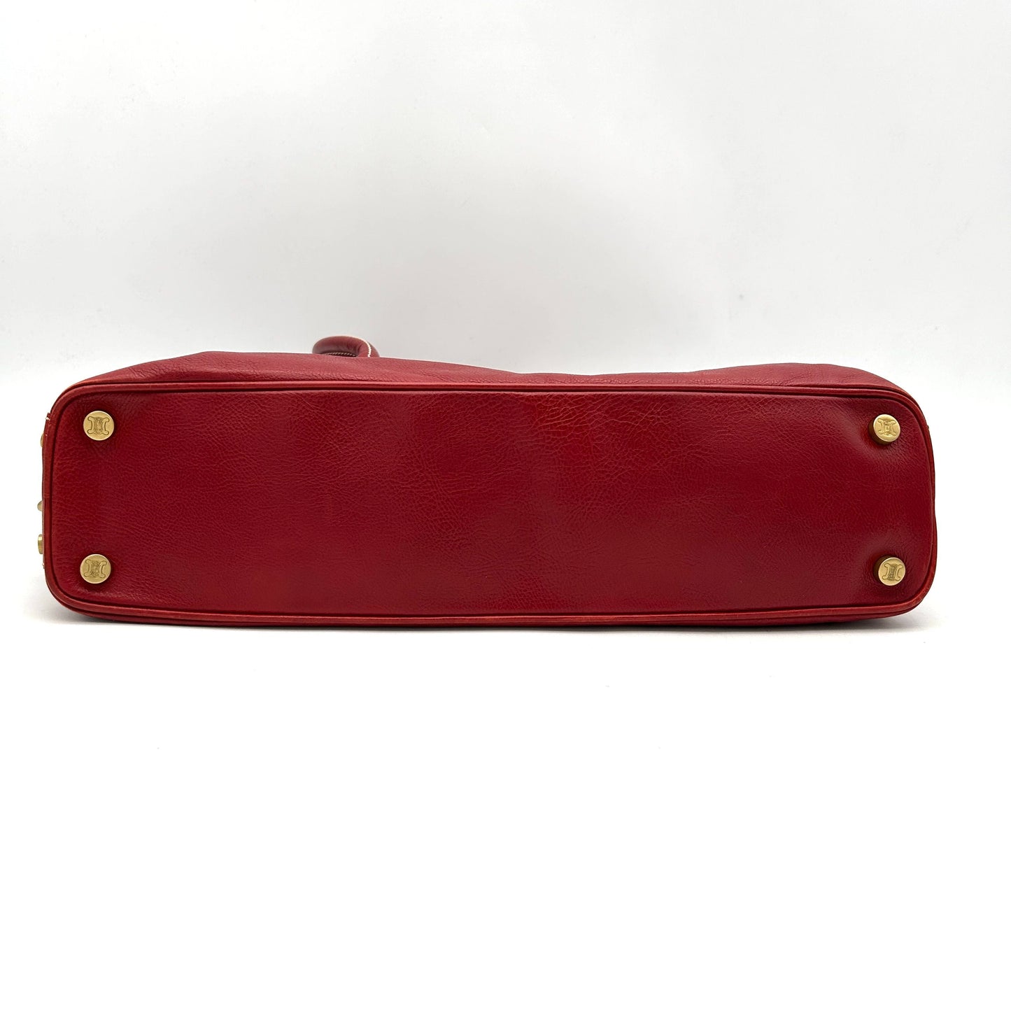 Luxury CELINE | Bags | Luxury CELINE Red Shoulder Bag In Red Contrast Stitching ITR2HEMBIZFS