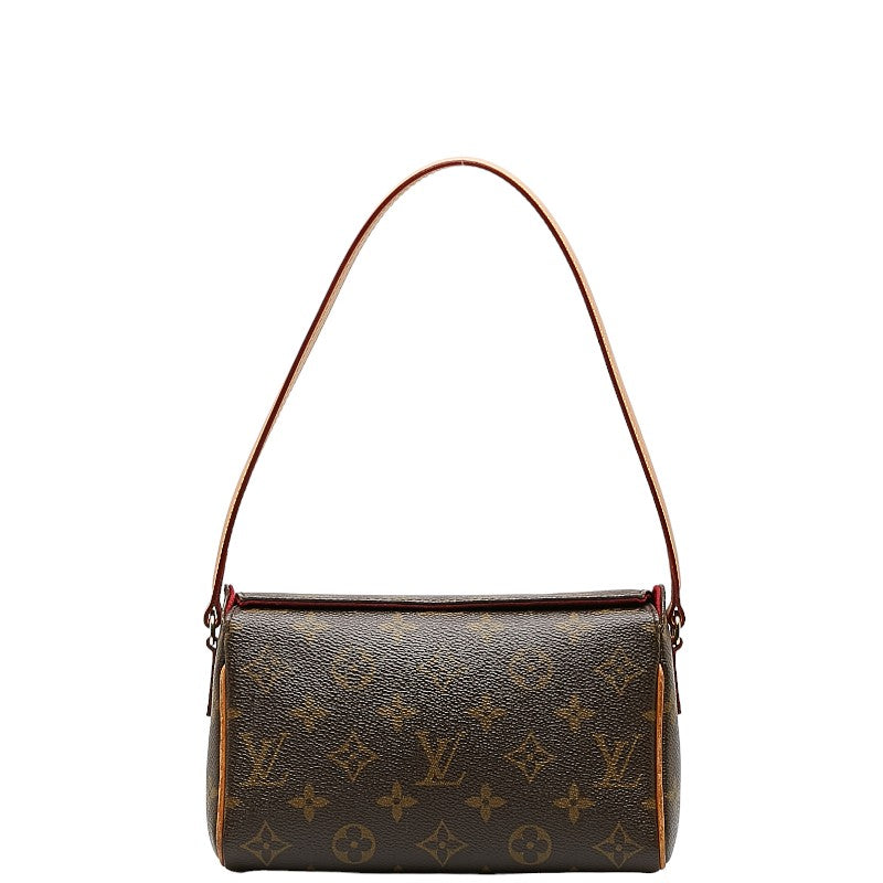 Louis Vuitton Brown PVC Leather Louis Vuitton Leather Handbag Louis Vuitton