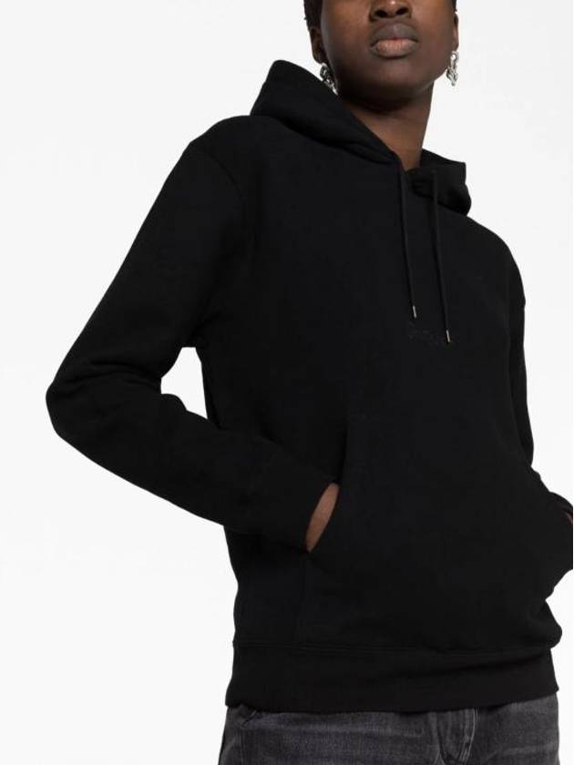 Luxury Saint Laurent Trending 2026 Logo Hoodie Black