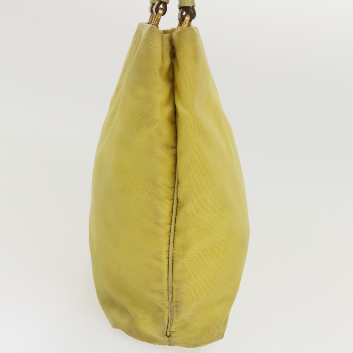 Prada Shoulder Bag Nylon Yellow