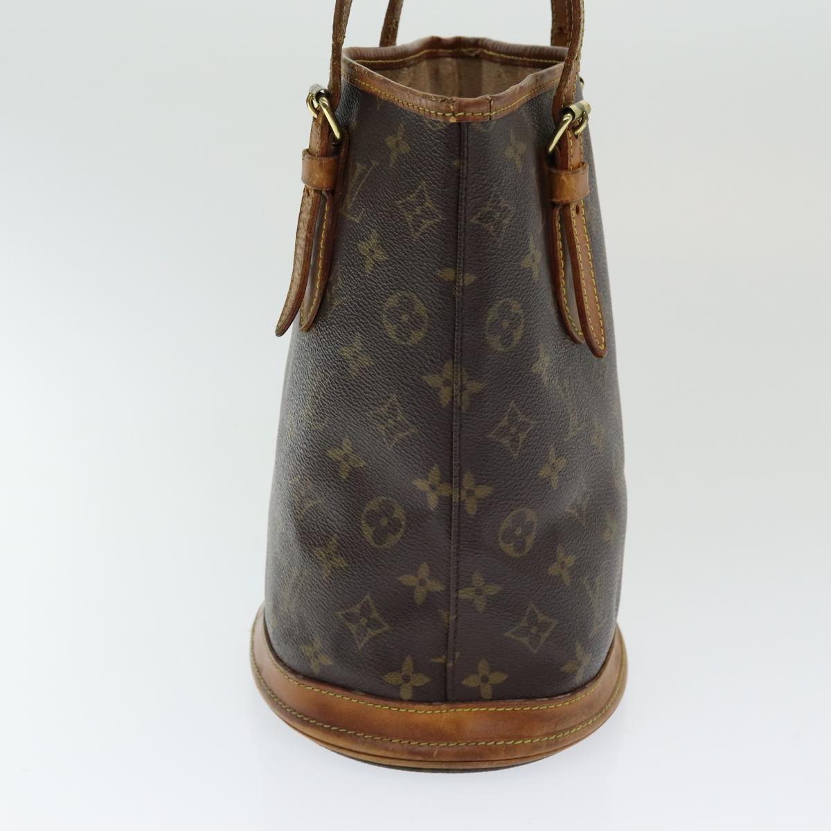 LOUIS VUITTON Monogram Bucket PM Shoulder Bag M42238 LV Auth ac3132