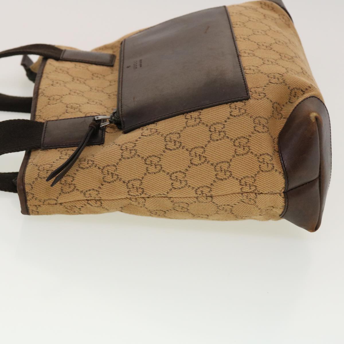 Gucci Leather Canvas Tote