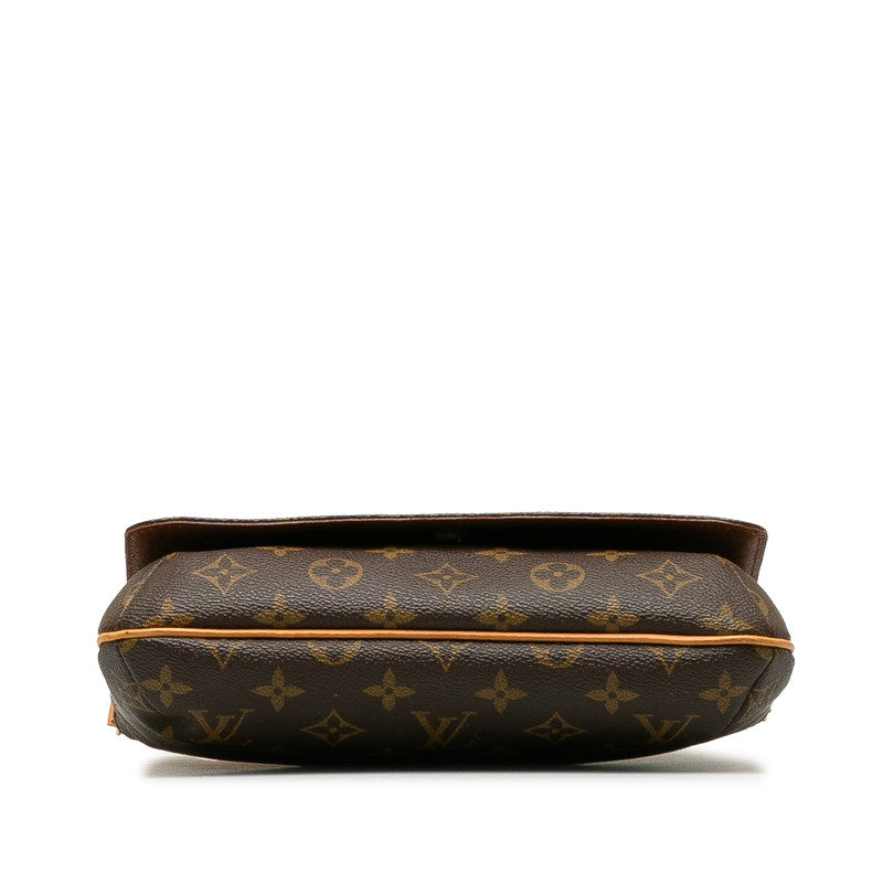 Louis Vuitton Monogram Mtte Tango Short Shoulder Bag Brown