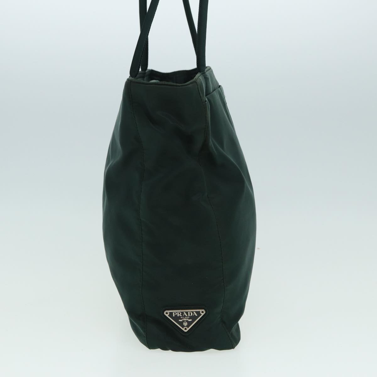 PRADA Tote Bag Nylon Khaki Auth