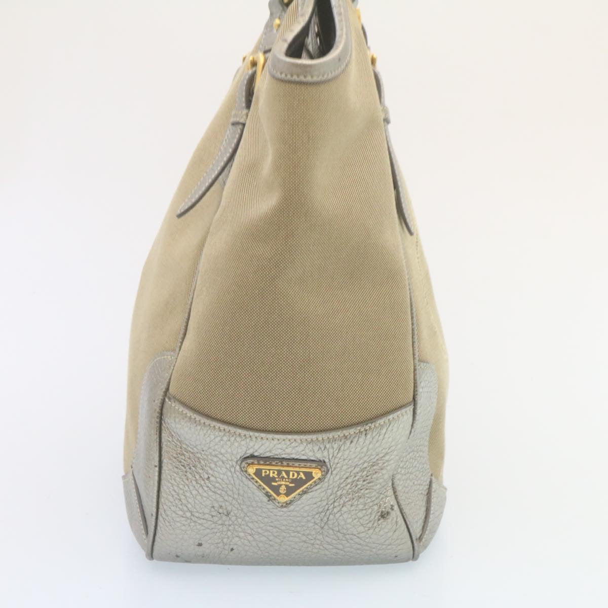 Prada Tote Bag Canvas Beige
