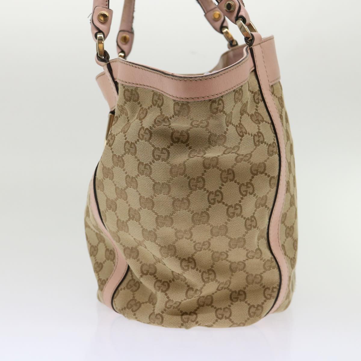 Gucci Leather Canvas Tote