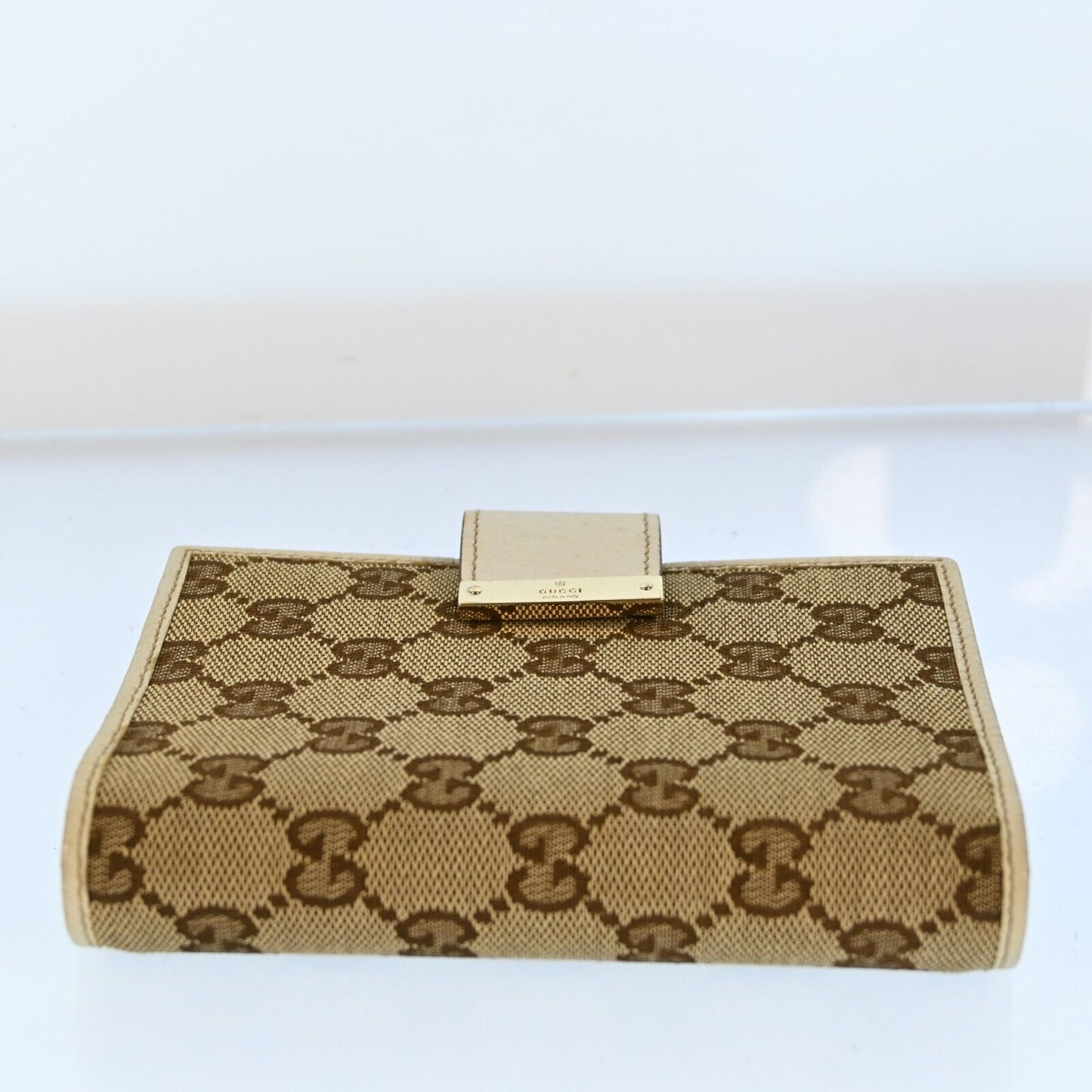 Gucci Lou Leather Canvas Handbag