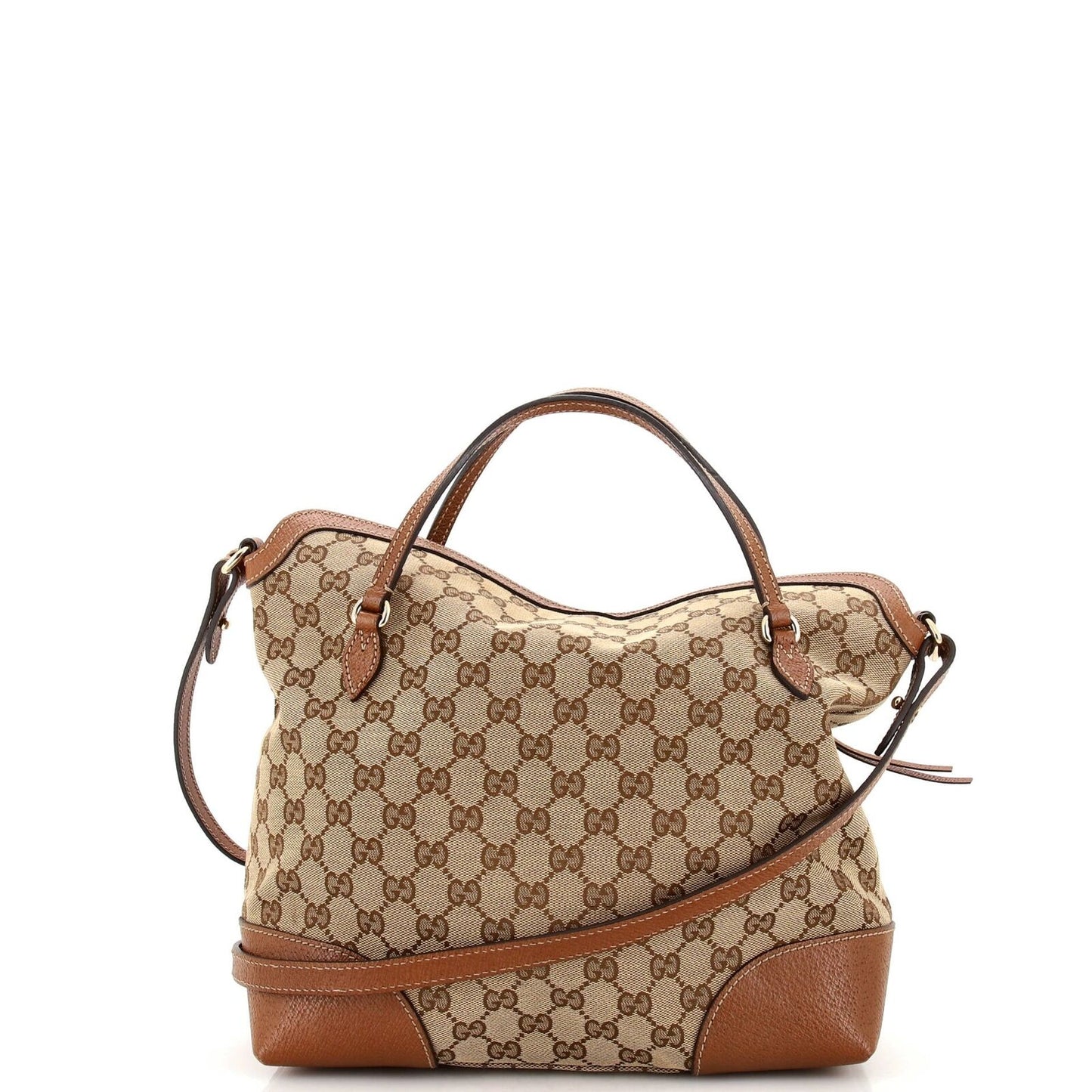 Gucci Leather Canvas Tote