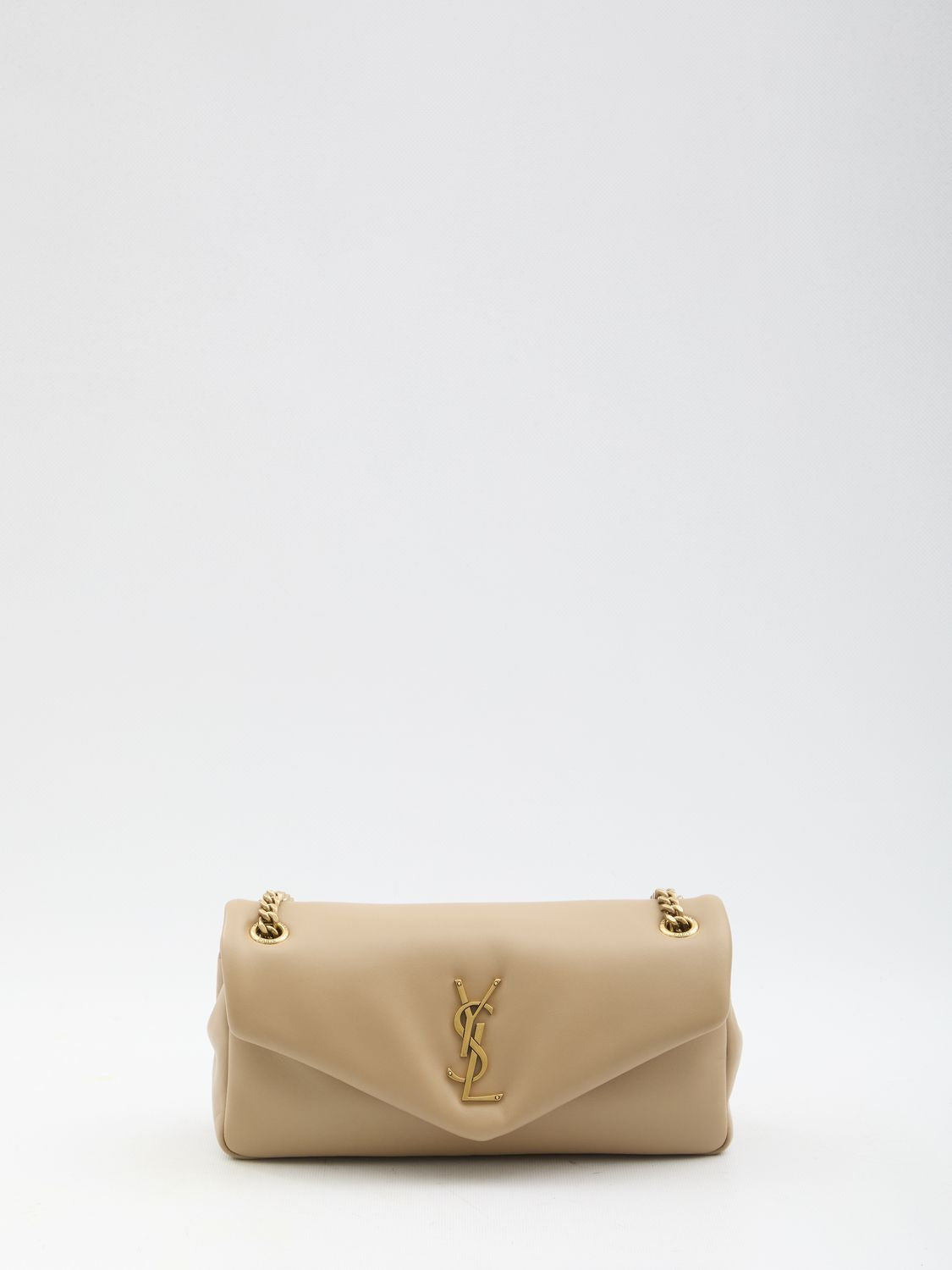 Luxury Saint Laurent Trending 2025 Women's Small Calypso Bag in Beige |