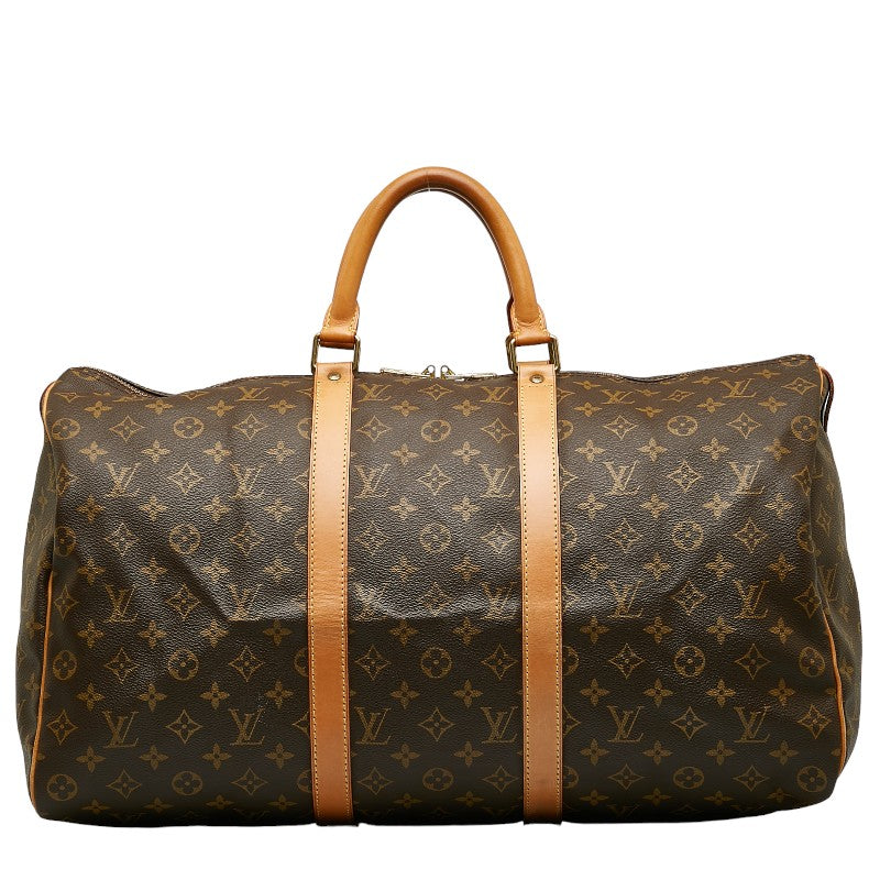 Louis Vuitton Keepall 50 Boston Bag Travel Bag Brown