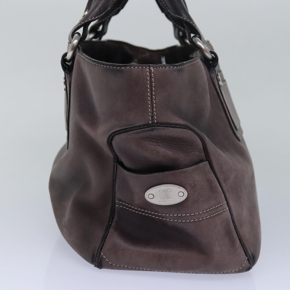 Luxury CELINE Boogie bag Hand Bag Leather Brown 15627