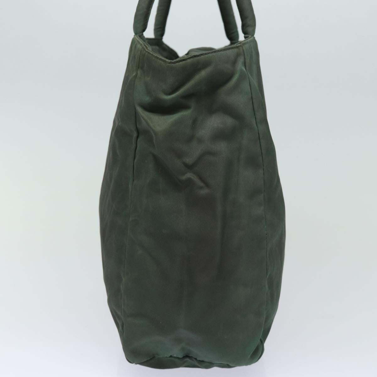 PRADA Hand Bag Nylon Khaki Auth