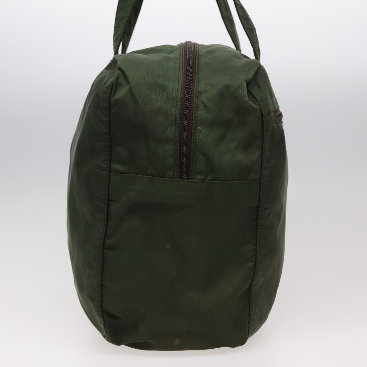 PRADA Tote Bag Nylon Khaki Auth