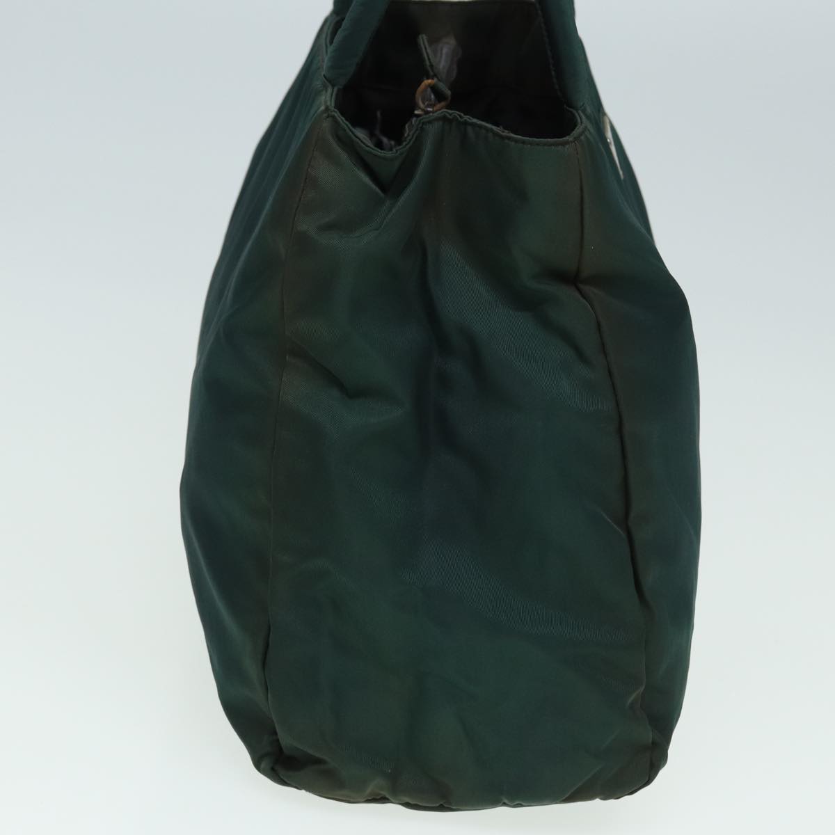 PRADA Hand Bag Nylon Khaki Auth