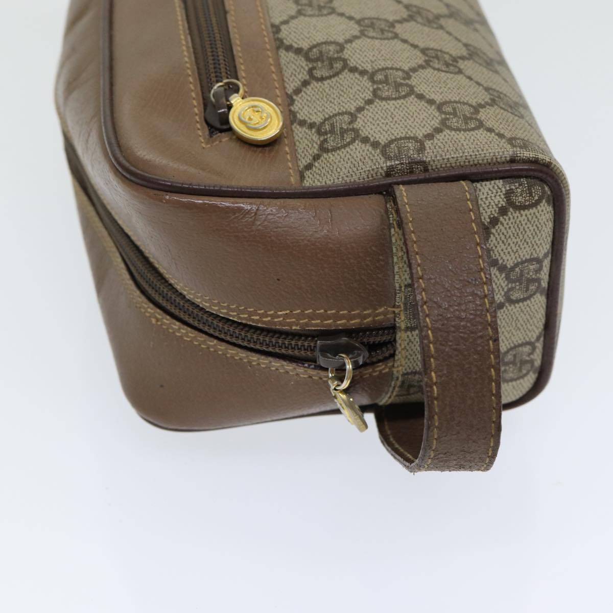 Gucci Leather Canvas Clutch
