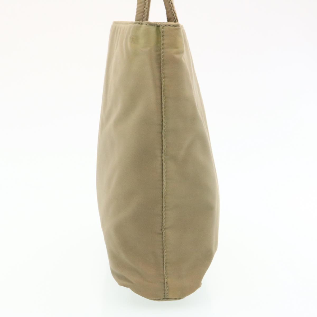 PRADA Hand Bag Nylon Khaki Auth