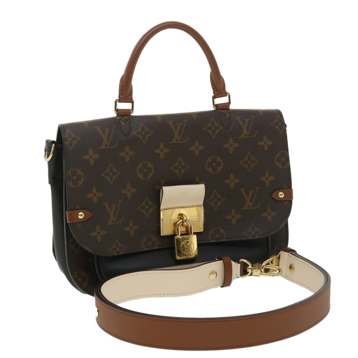 LOUIS VUITTON Monogram Vozirard PM Hand Bag 2way LV bs2466A