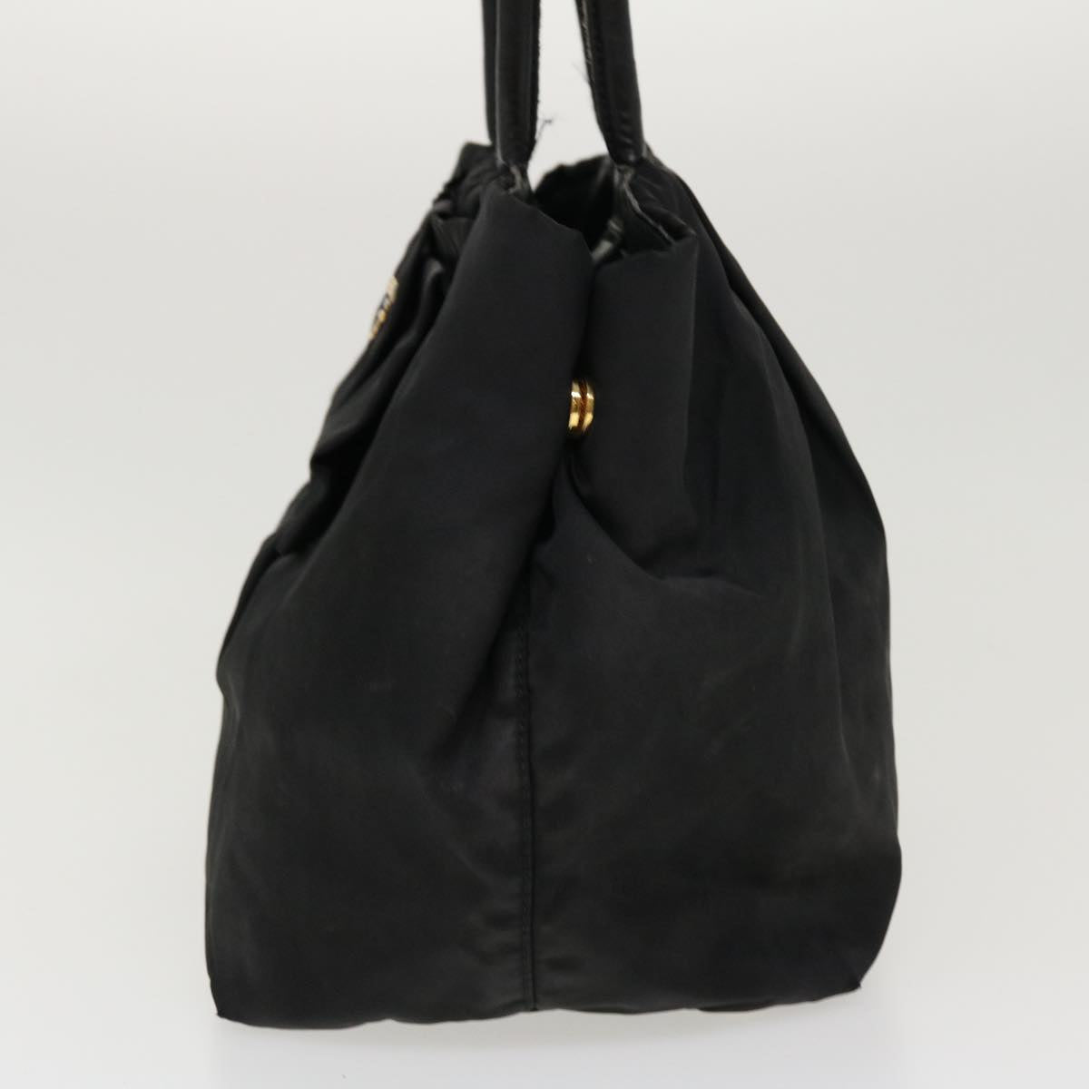 Prada Hand Bag Nylon Black