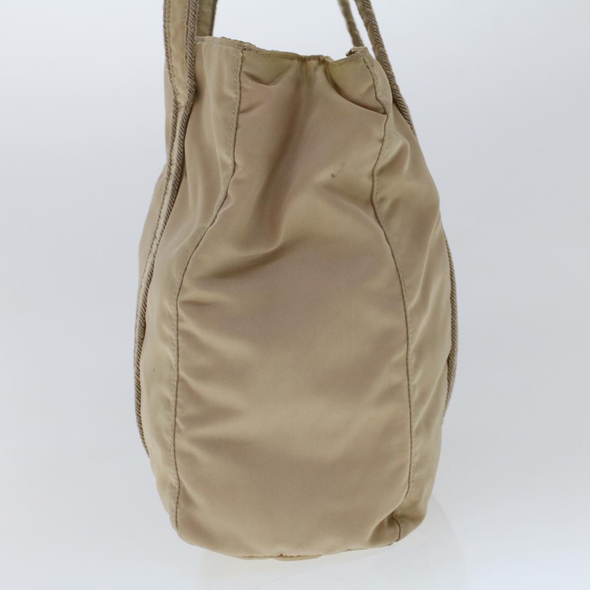 Prada Shoulder Bag Nylon Beige