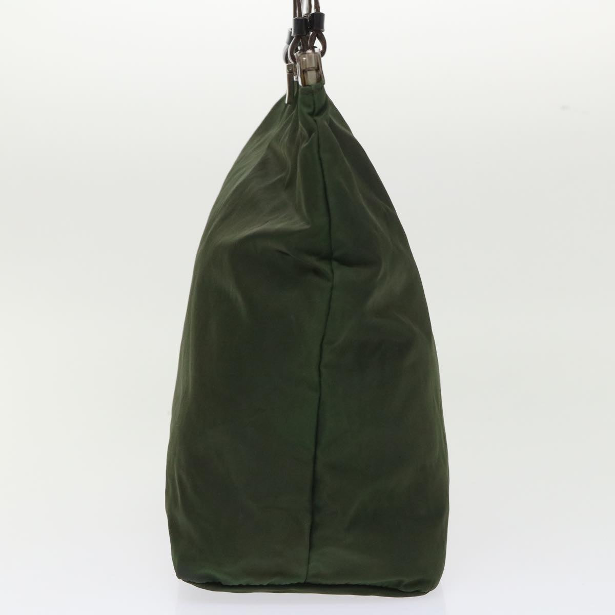 Prada Shoulder Bag Nylon Leather Green