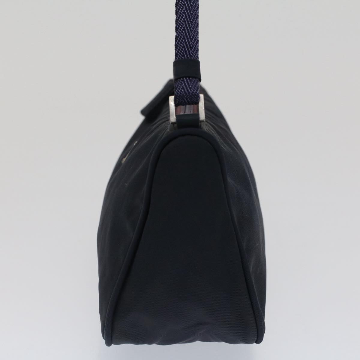 PRADA Accessory Pouch Nylon Purple Auth Luxury Handbag