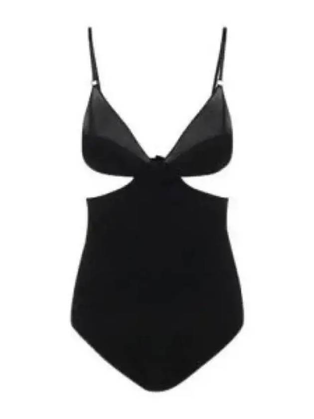 Luxury Saint Laurent Trending 2026 Cut Out Body Suit Black