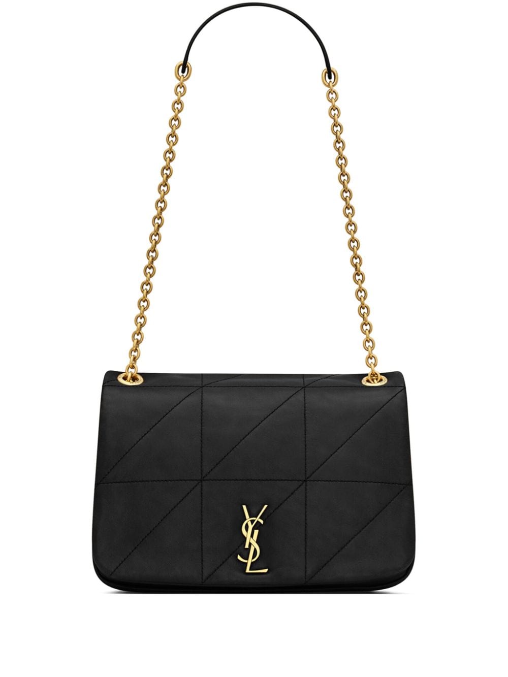 Luxury Saint Laurent Trending 2025 Women's Ysl Bo Jamie Black Bag With Golden Logo in Nero |