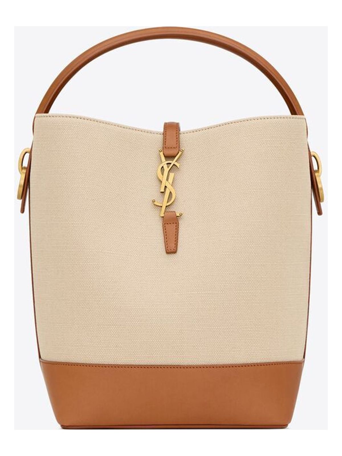 Luxury Saint Laurent Trending 2025 Women's Le 37 Bucket Bag in Desertdust | 742828FAC7T