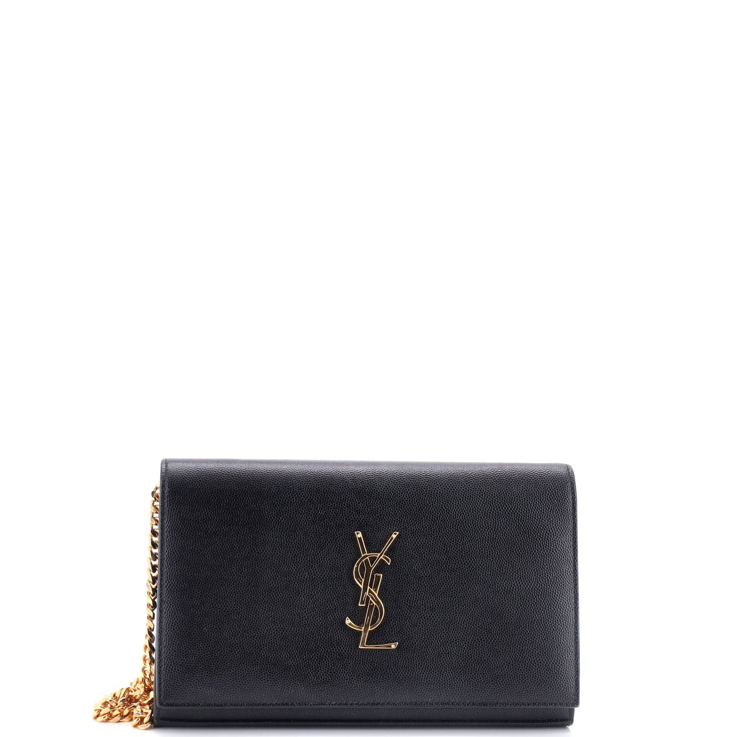Luxury Saint Laurent Trending 2025 Classic Monogram Wallet on Chain Leather