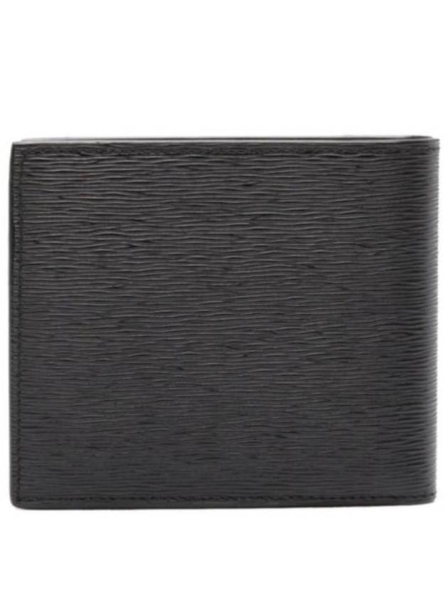 Luxury Saint Laurent Trending 2026 East West Leather Half Wallet Black