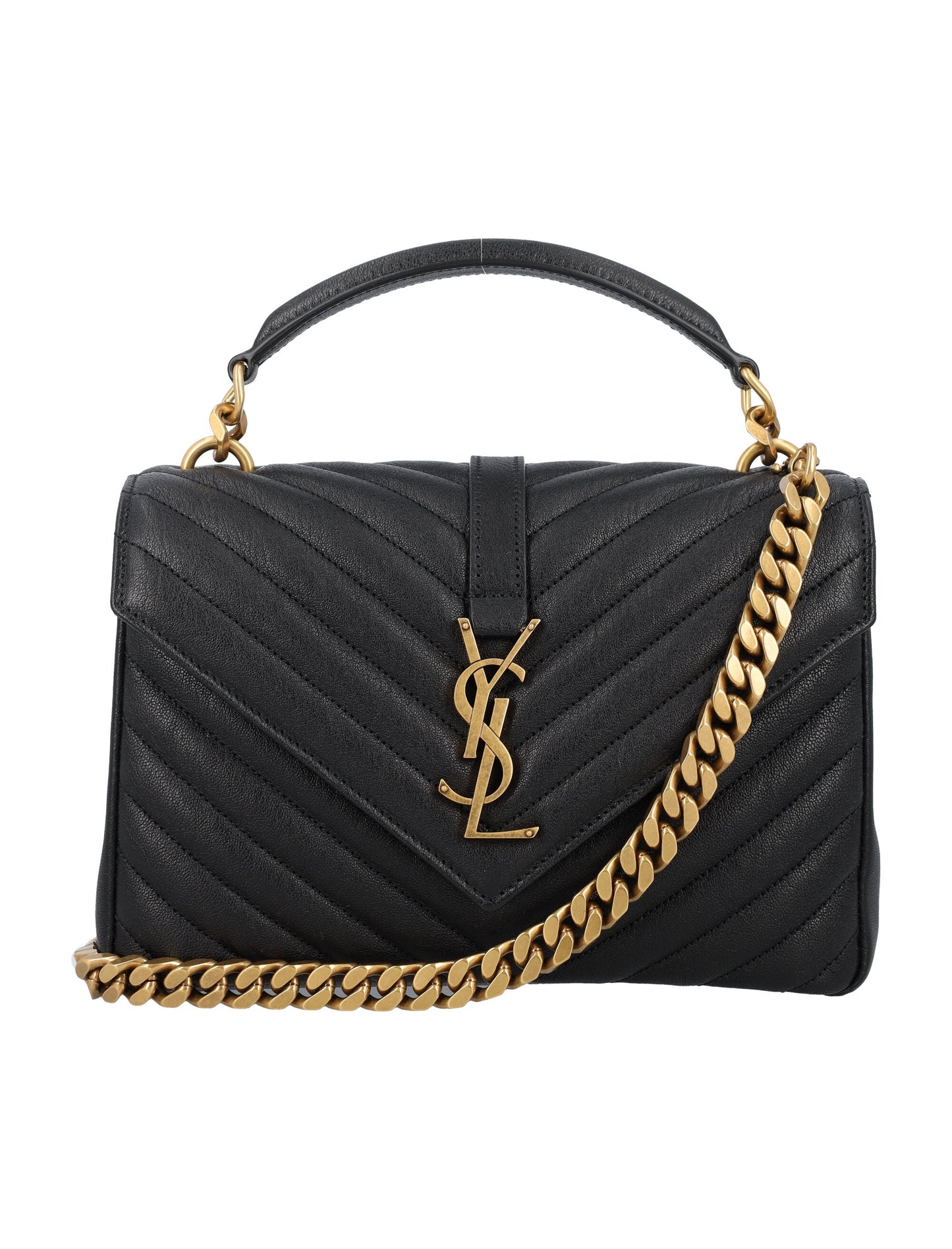 Luxury Saint Laurent Trending 2026 Women's Ysl Bo Mng College M in Black | 24A600279BRM07 Color 1000