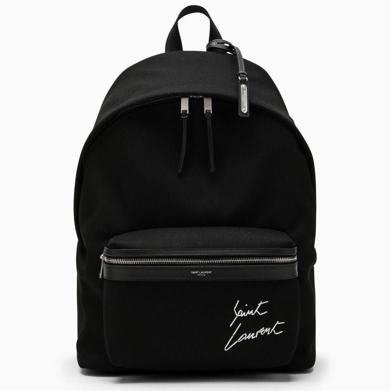 Luxury Saint Laurent Trending 2025 Men's City Backpack in Black |