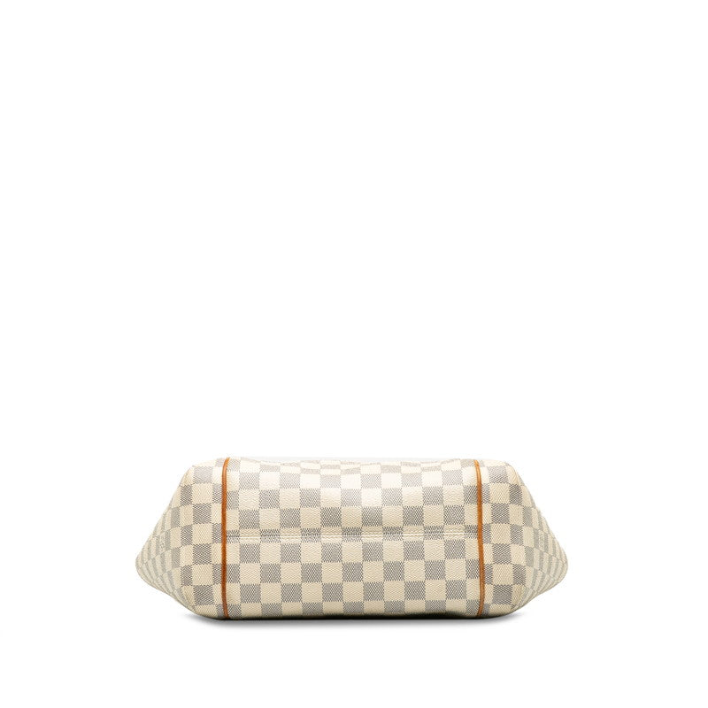 LOUIS VUITTON Totally PM in Damier Azur Tote Bag White