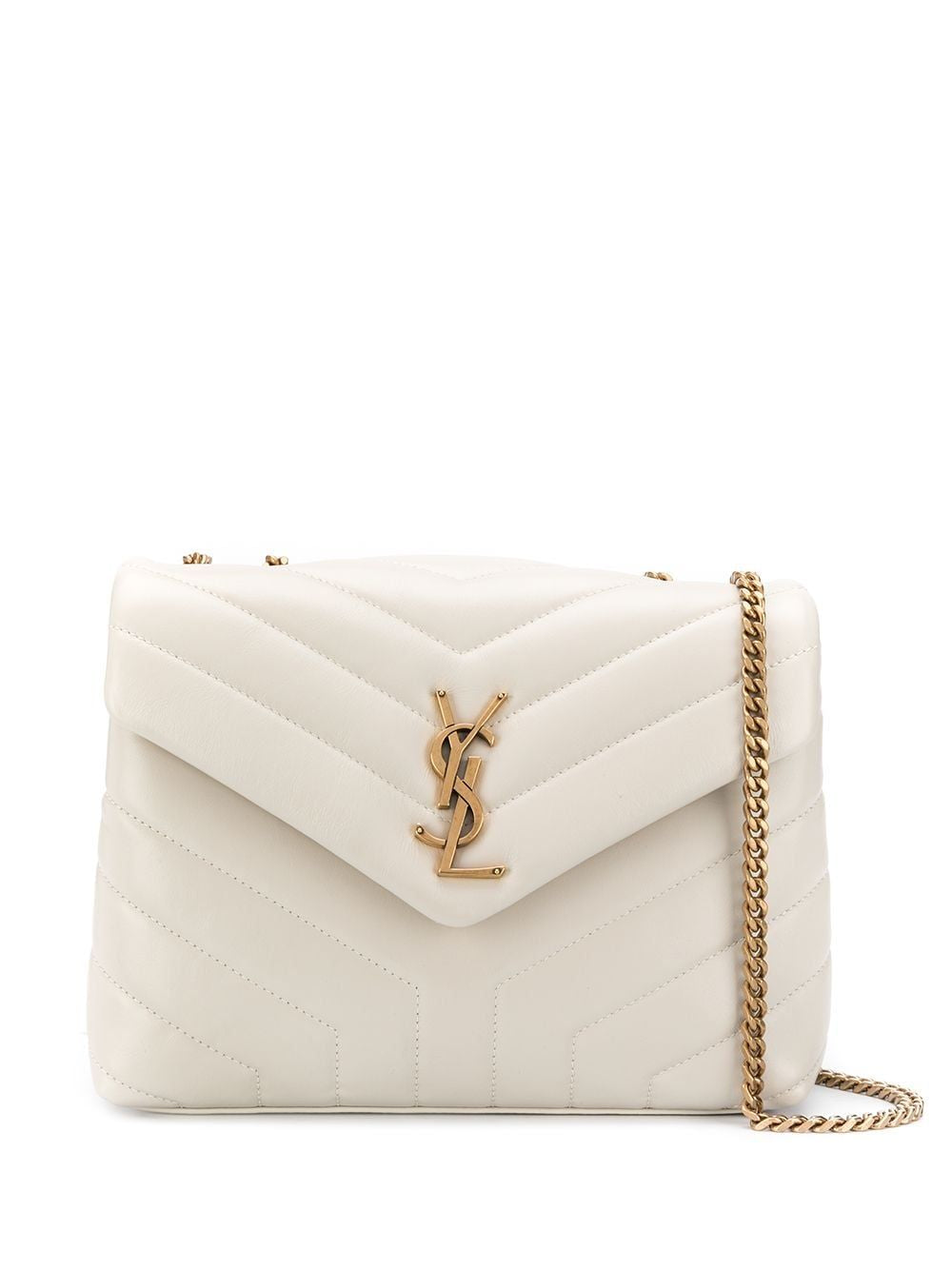 Luxury Saint Laurent Trending 2026 Women's Ysl Bo Mng Loulou S in Cremasoft | 494699DV7279207