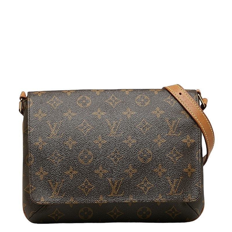 Louis Vuitton Monogram Mt Tango Short Shoulder Bag Brown PVC Leather Louis Vuitton