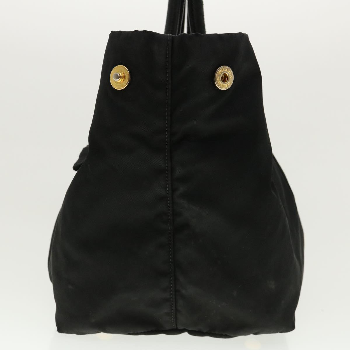 PRADA Hand Bag Nylon Black Auth