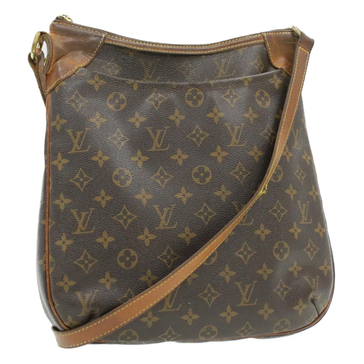 LOUIS VUITTON Monogram Odeon MM Shoulder Bag LV Auth am102g