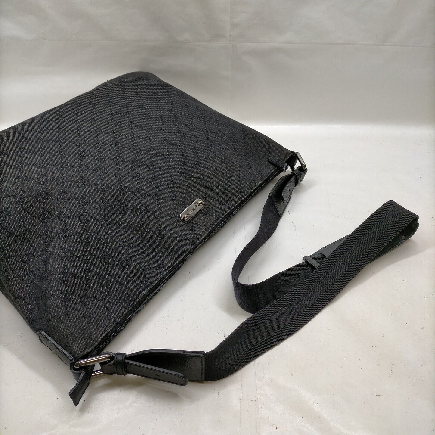Gucci Black Canvas Crossbody Style 3