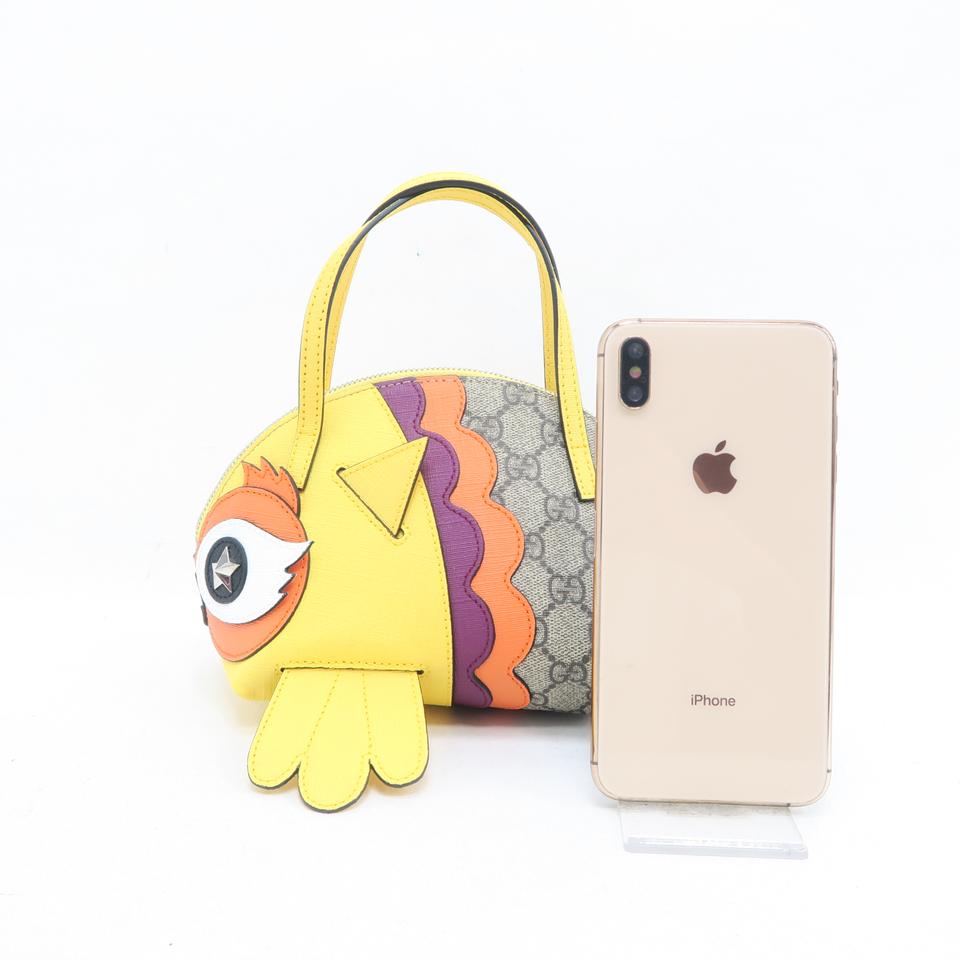 Gucci GG Supreme Grey Canvas Tote Style 1