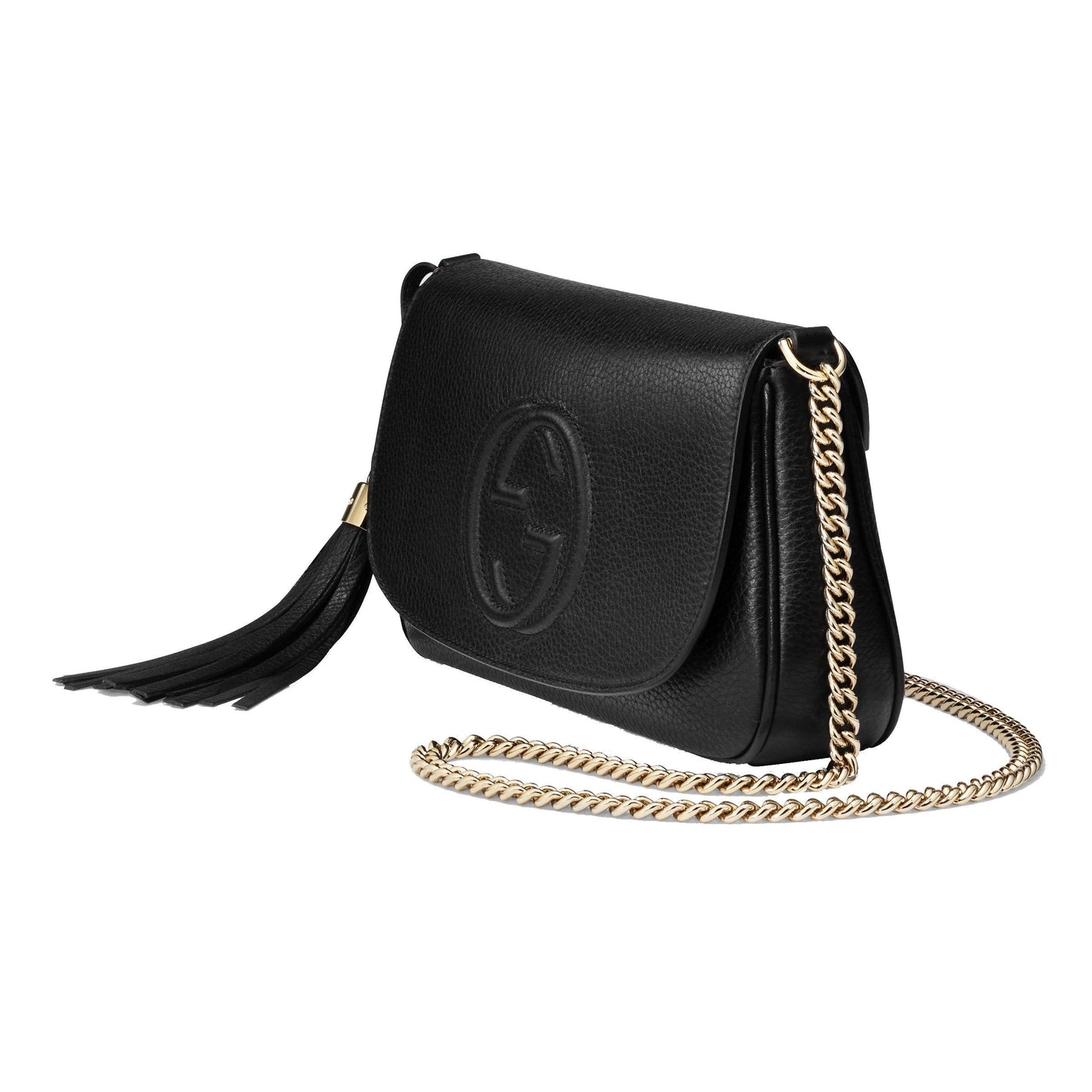Gucci Monogram Chain Leather Crossbody