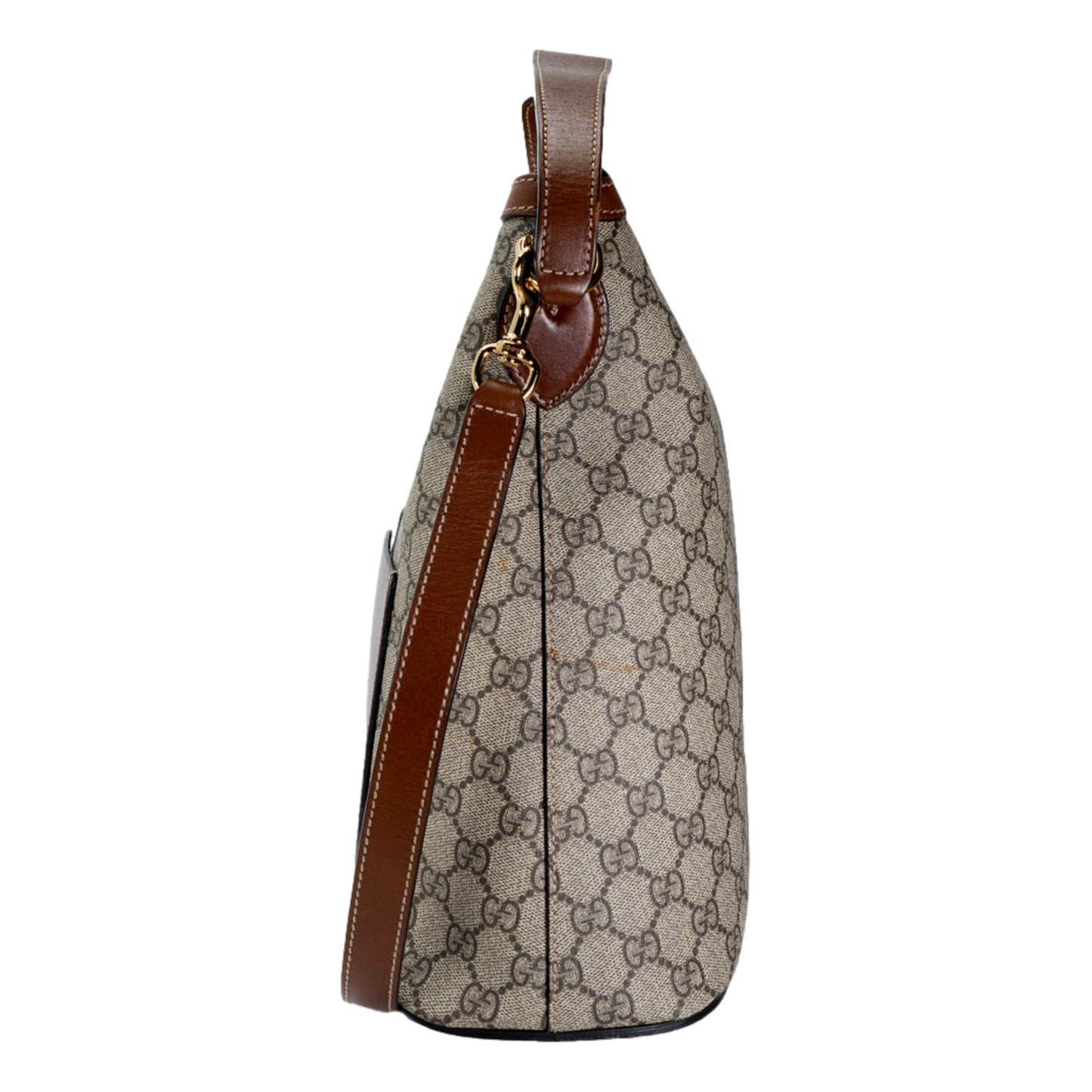 Gucci Monogram Chain Leather Tote