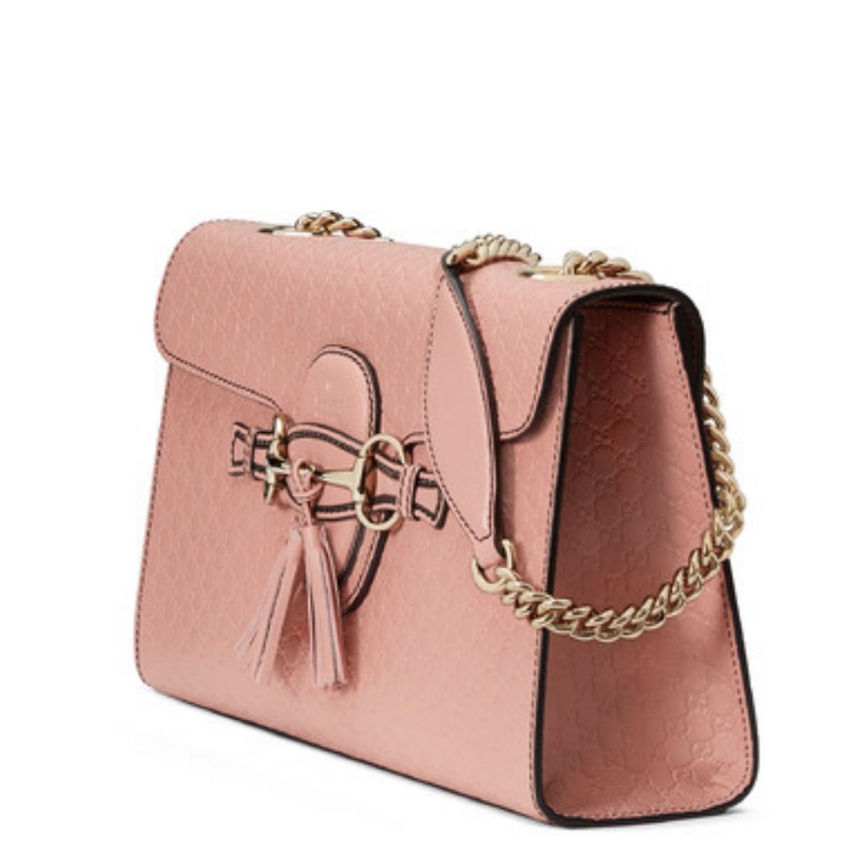 Gucci Monogram Chain Leather Shoulder Bag