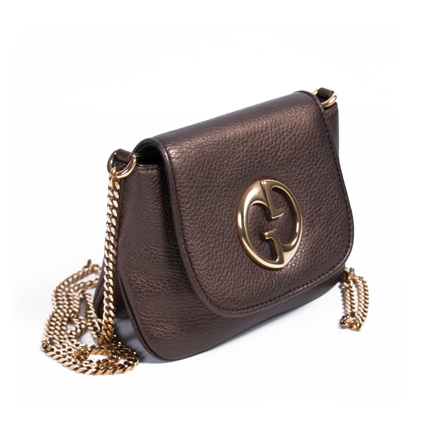 Gucci Chain Leather Crossbody