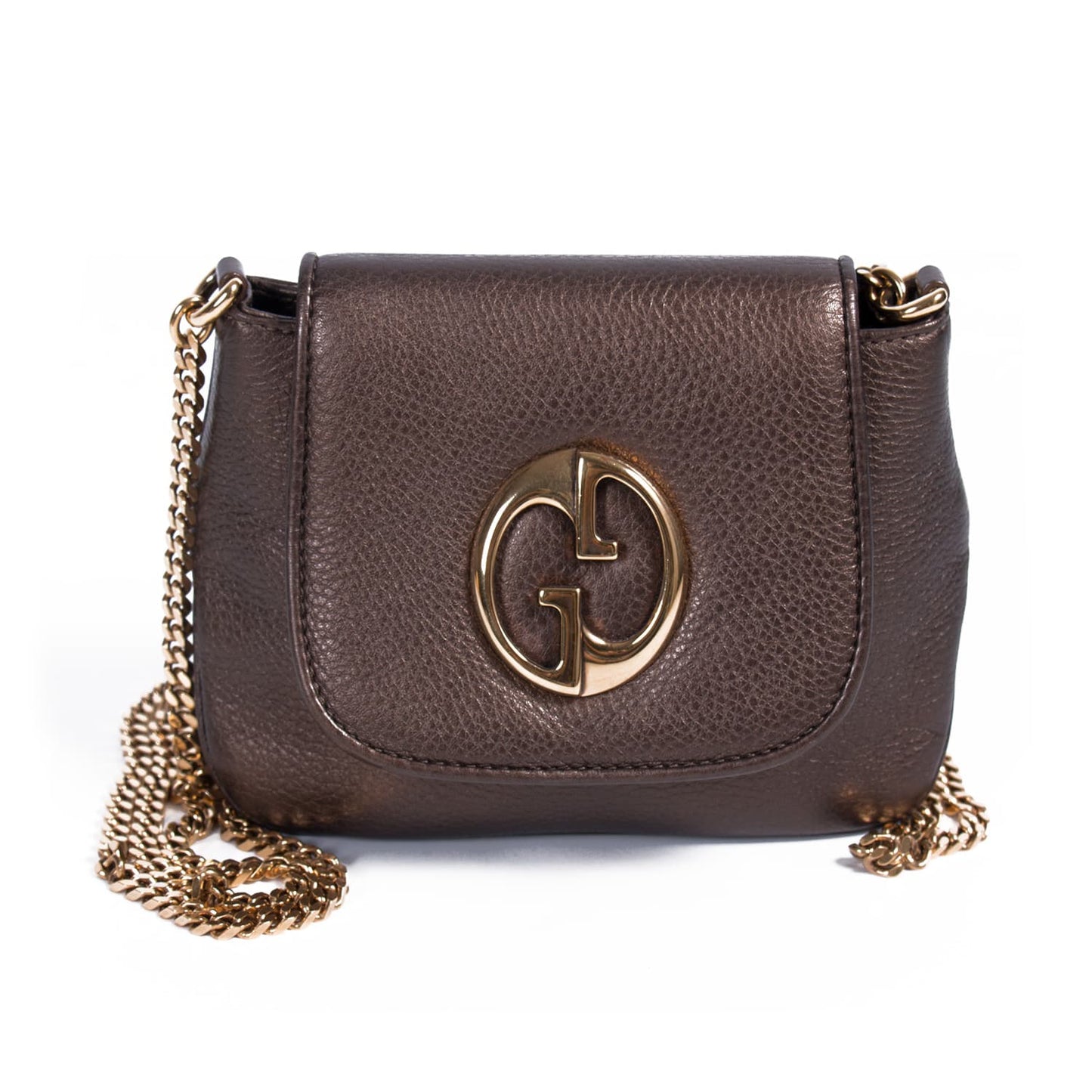 Gucci Leather Chain Crossbody Style 5