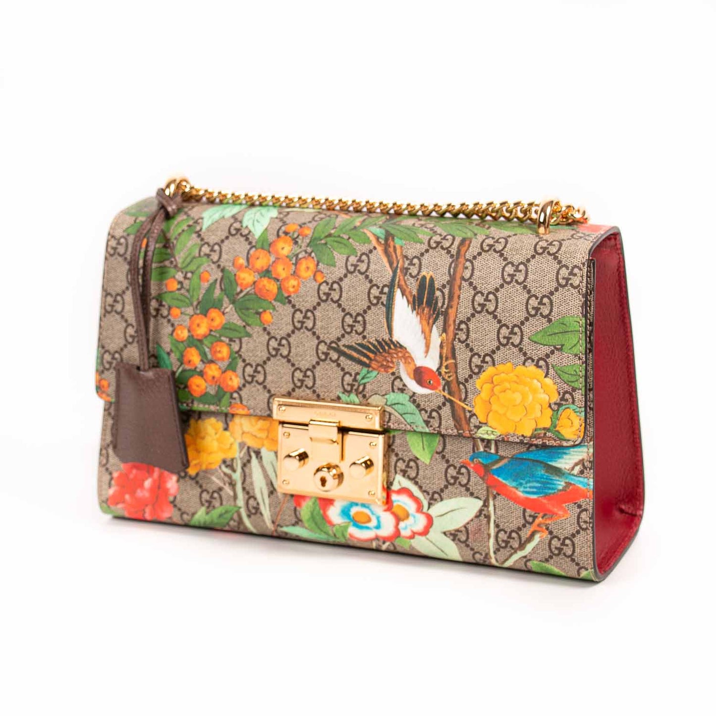 Gucci GG Supreme Leather Chain Shoulder Bag Style 2