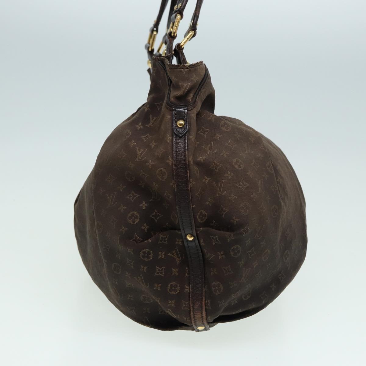 LOUIS VUITTON Monogram Idylle Fantasy Tote Bag Ebene Brown M40408 LV Auth hk1374