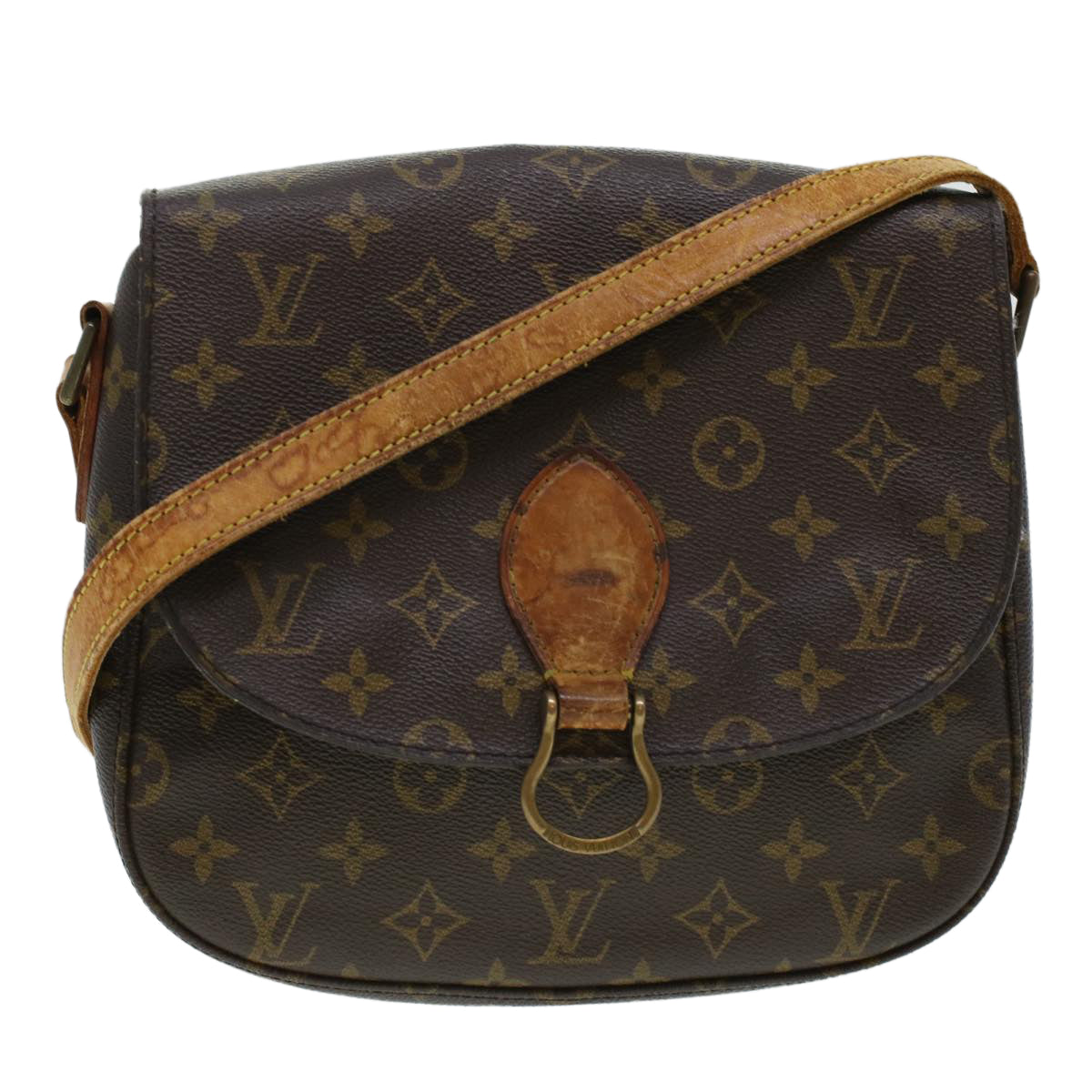 Louis Vuitton Monogram Saint Cloud GM Shoulder Bag LV Auth hk721