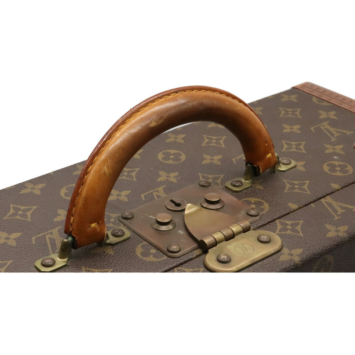 Louis Vuitton Monogram Super President Suitcase Business Bag Trunk