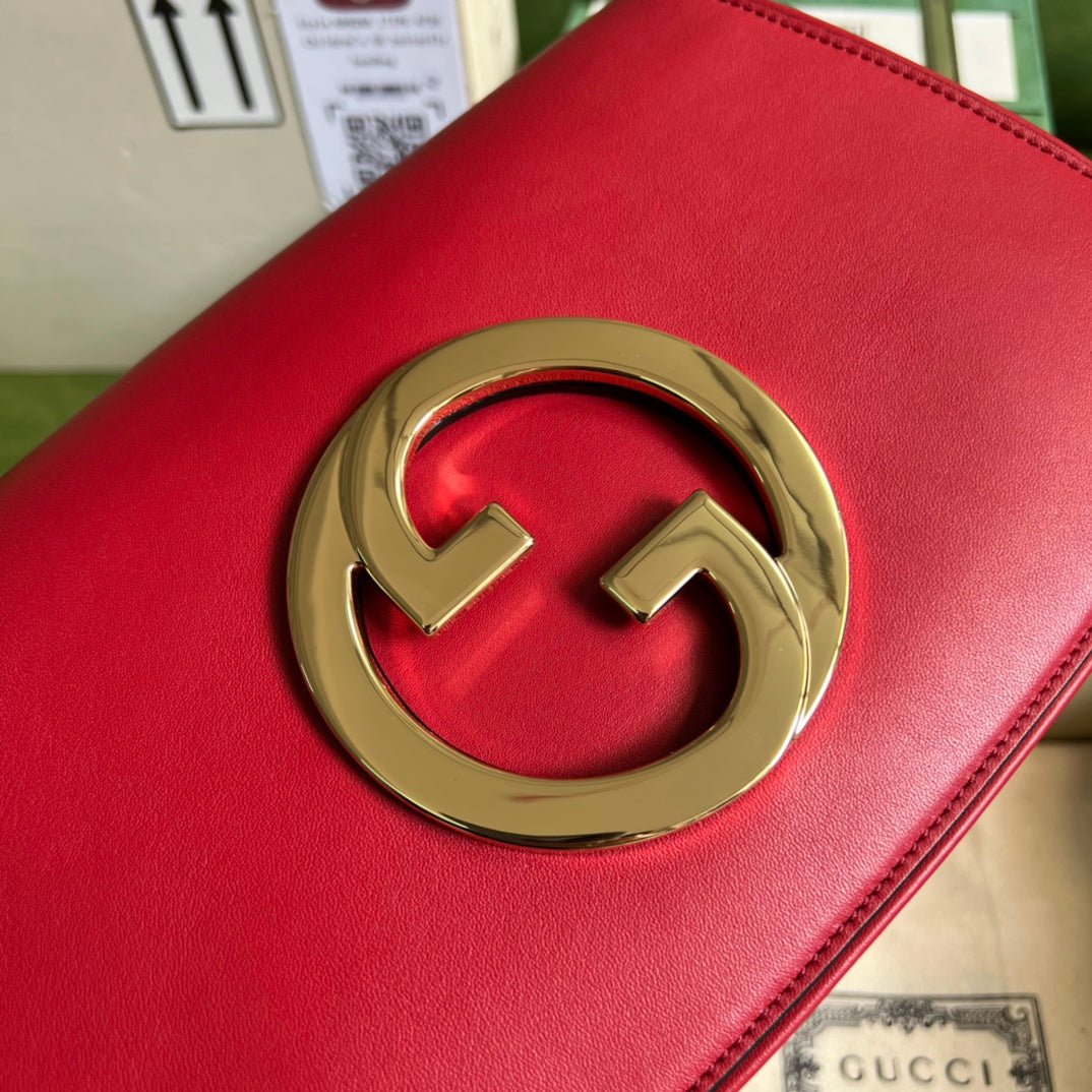 Gucci Ivory Leather Chain Shoulder Bag