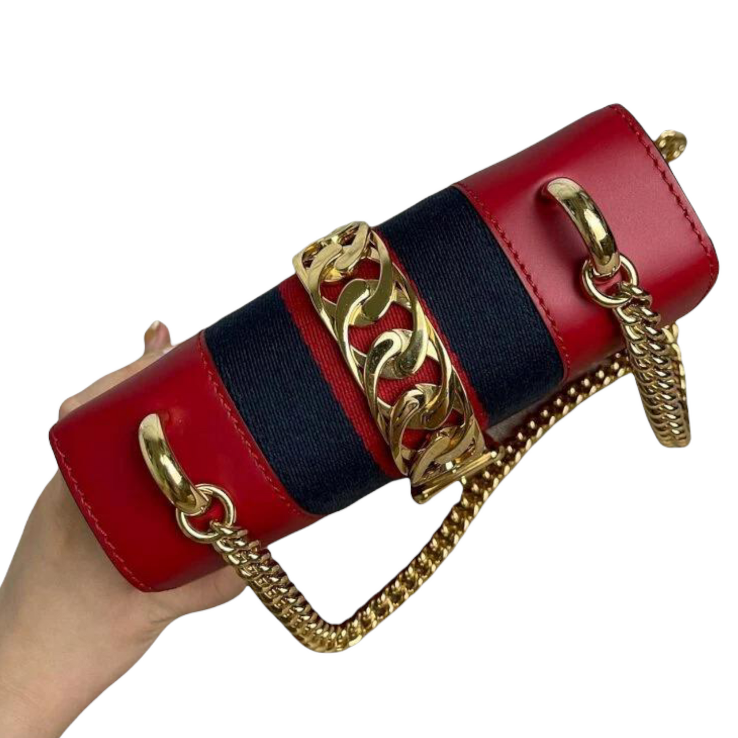 Gucci Chain Leather Shoulder Bag